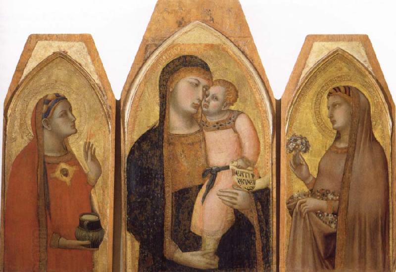 Ambrogio Lorenzetti Madonna and Child with Saints China oil painting art